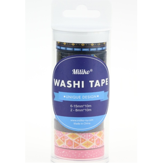 Miliko Todo/Decoration Washi Tape Gift Set-3 Set - Picture 3 of 8